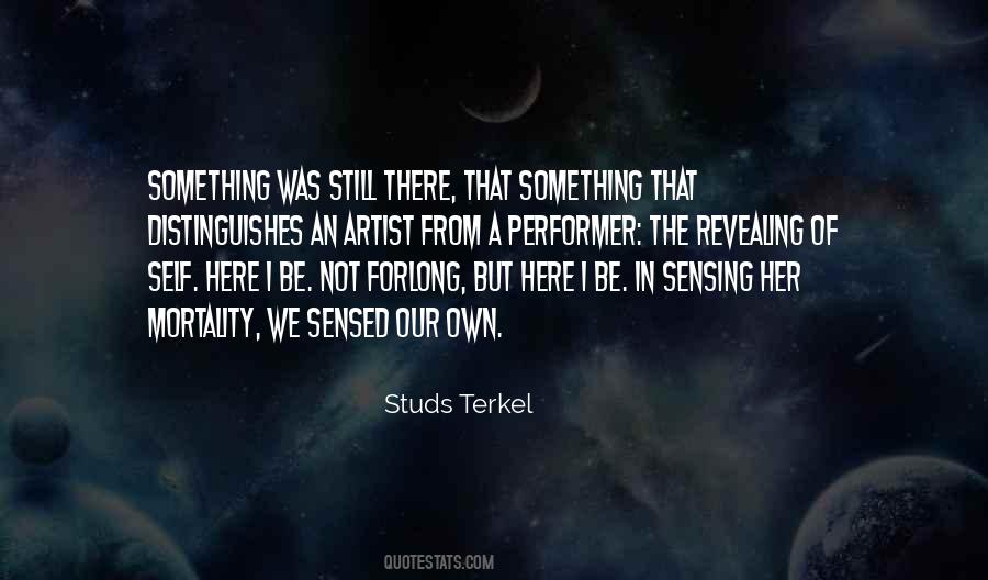 Studs Terkel Quotes #100965