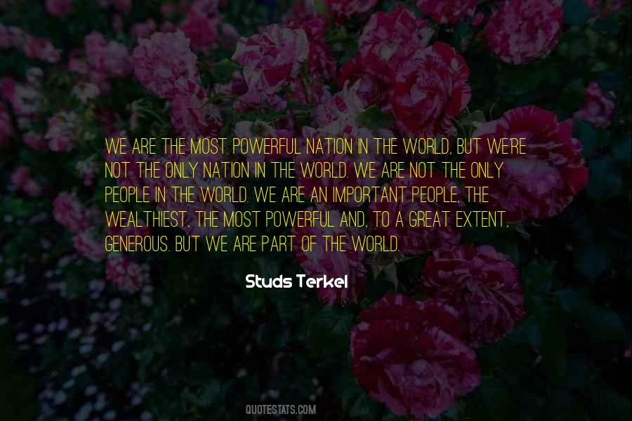 Studs Terkel Quotes #141490