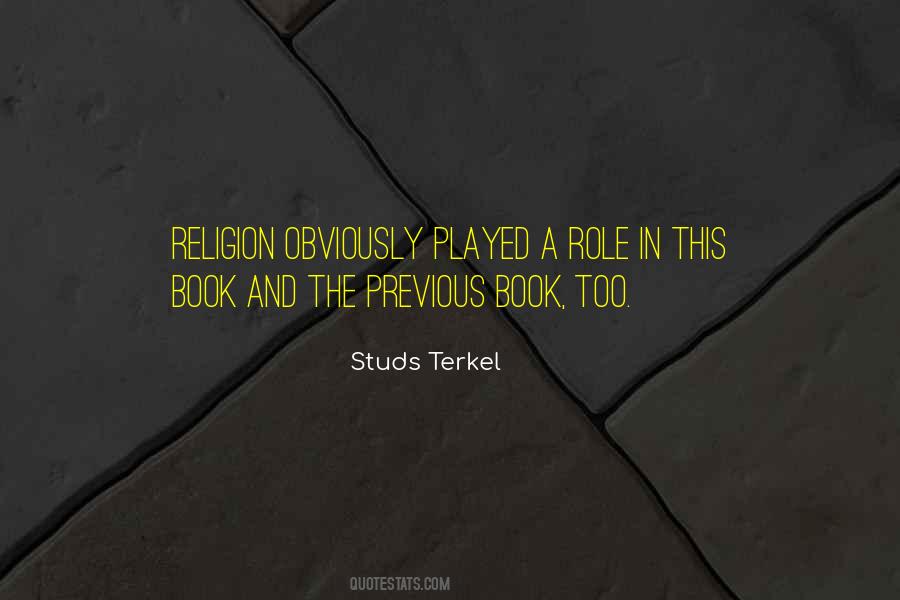 Studs Terkel Quotes #306978