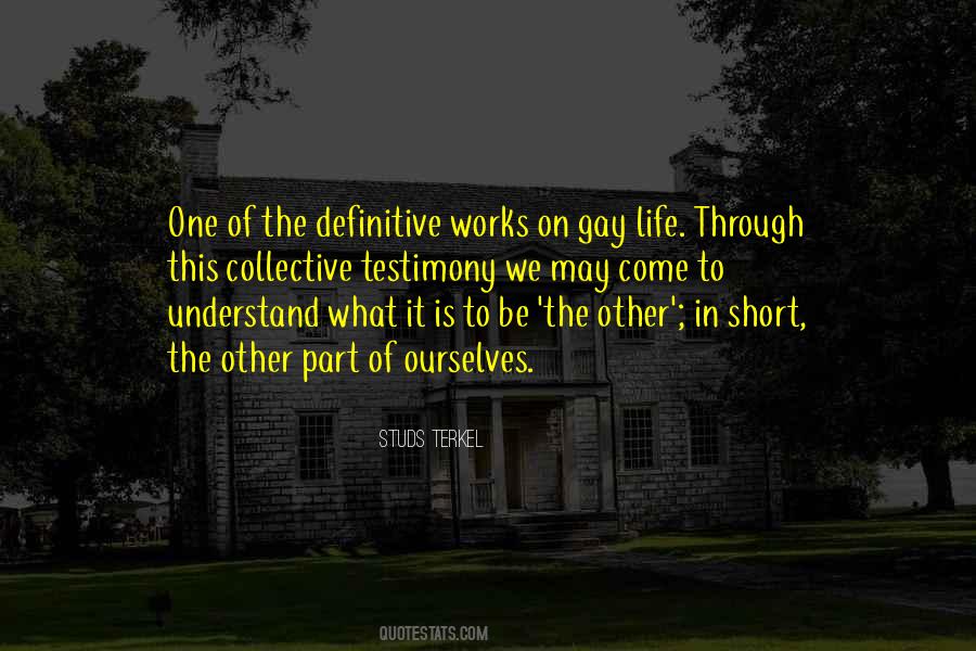 Studs Terkel Quotes #890166