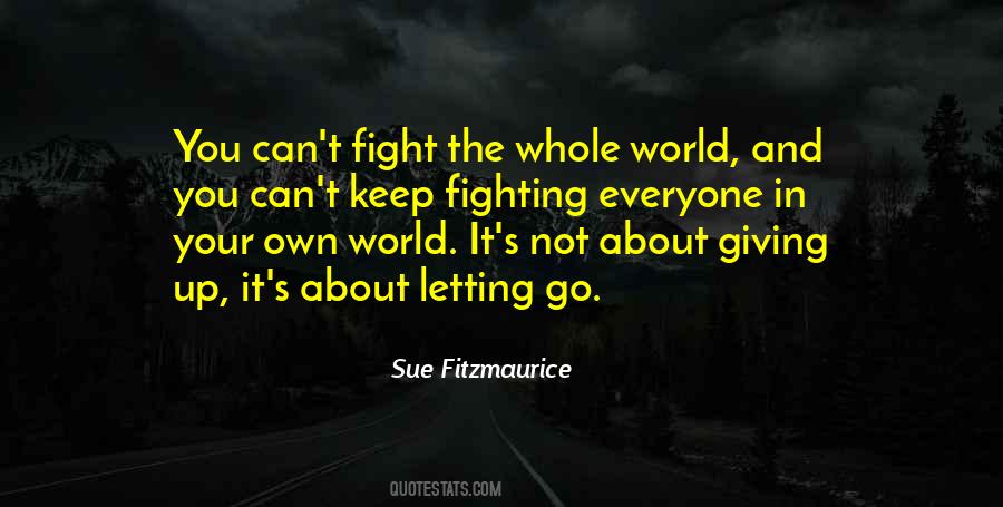 Sue Fitzmaurice Quotes #799912