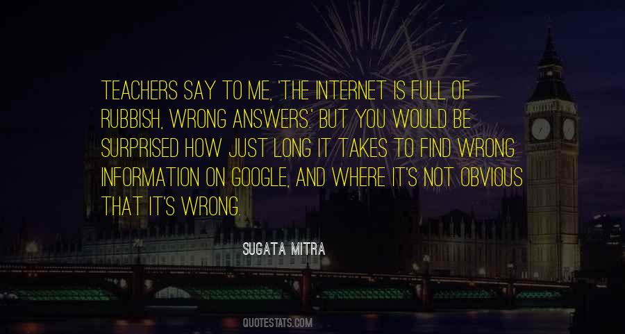 Sugata Mitra Quotes #322791