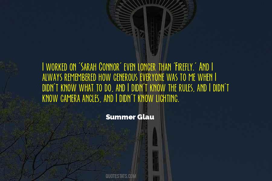 Summer Glau Quotes #163748