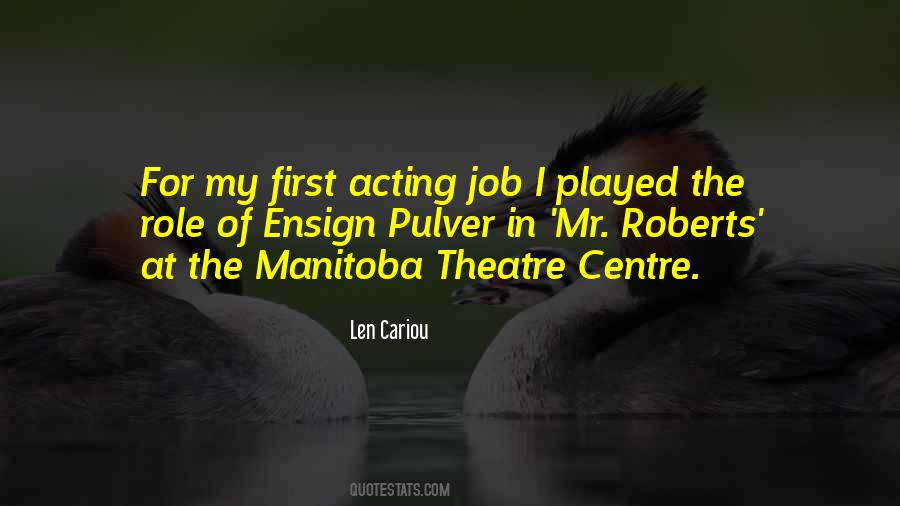 Quotes About Manitoba #301796