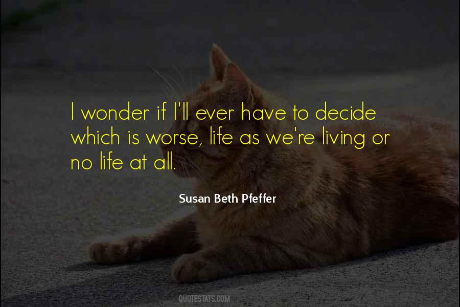 Susan Beth Pfeffer Quotes #63244