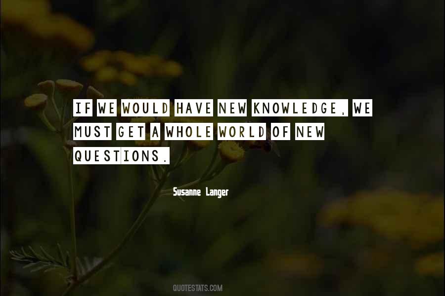 Susanne K Langer Quotes #580099