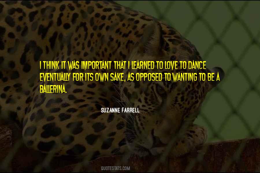 Suzanne Farrell Quotes #1357826