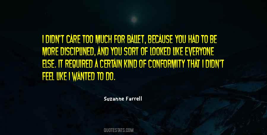 Suzanne Farrell Quotes #65038