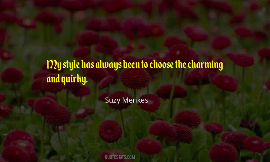 Suzy Menkes Quotes #1015434