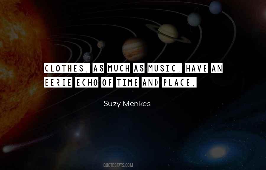 Suzy Menkes Quotes #1667285