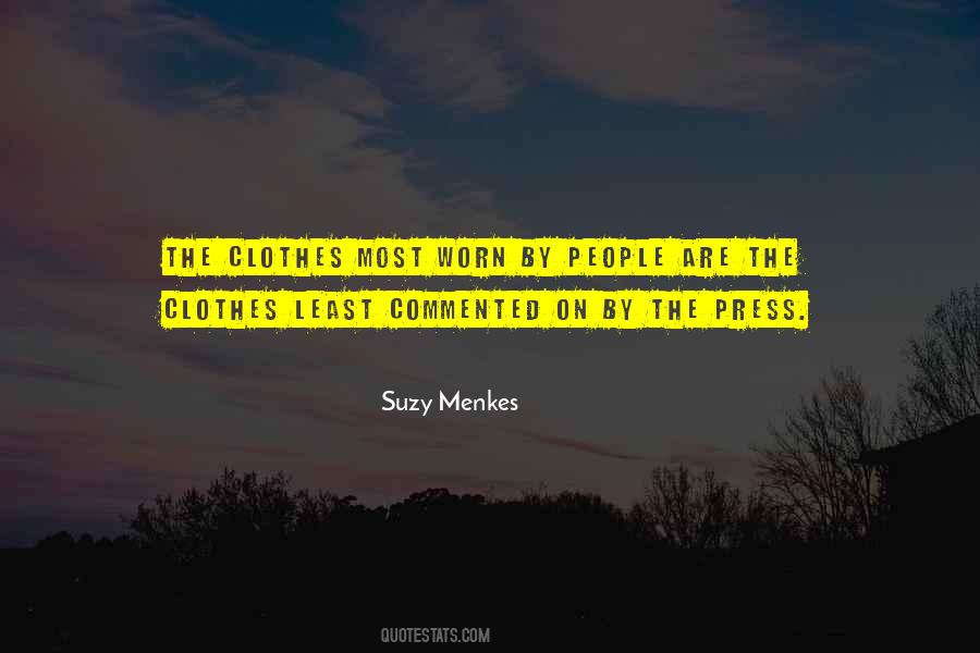 Suzy Menkes Quotes #670268