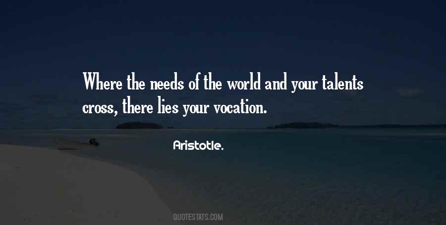 Quotes About Vocation #1337920