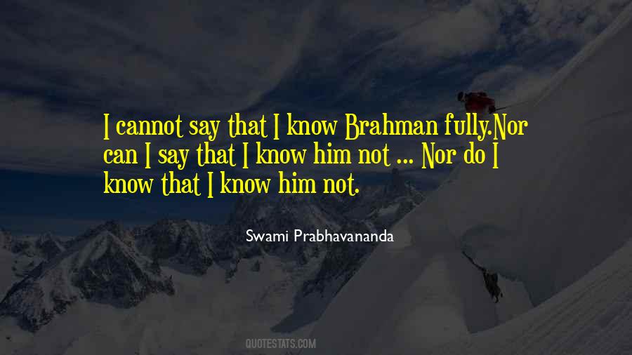 Swami Prabhavananda Quotes #87868