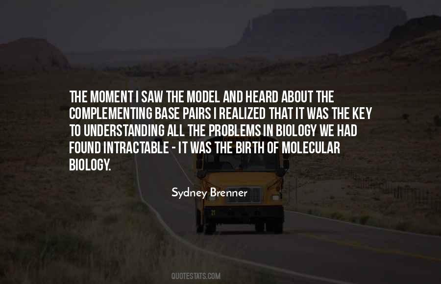 Sydney Brenner Quotes #331413