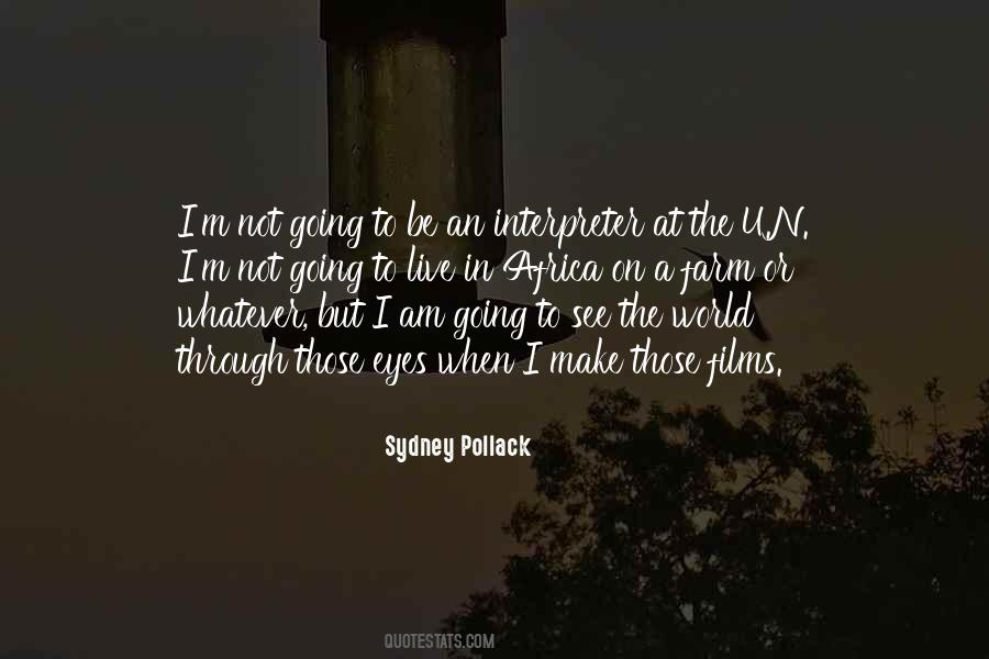 Sydney Pollack Quotes #52151