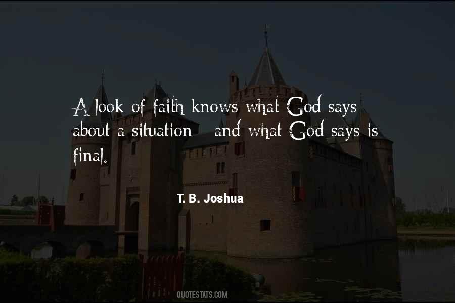 T B Joshua Quotes #50507