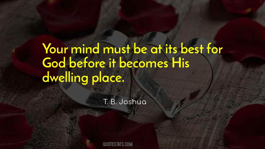 T B Joshua Quotes #583716