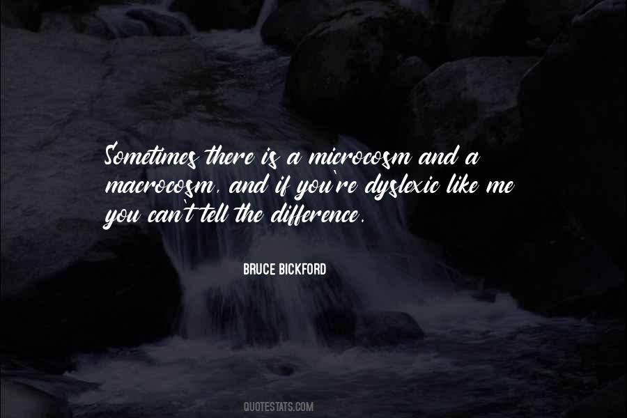 Quotes About Microcosm #1140410