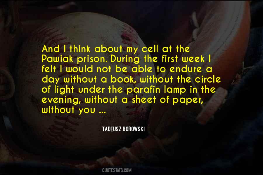 Tadeusz Borowski Quotes #279930