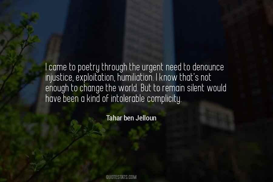 Tahar Ben Jelloun Quotes #1200167