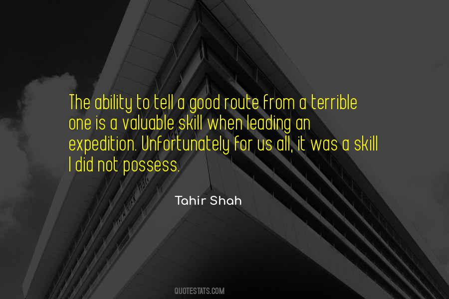 Tahir Shah Quotes #341829