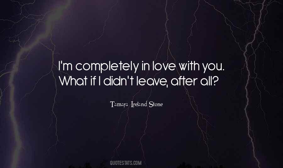 Tamara Ireland Stone Quotes #1272367