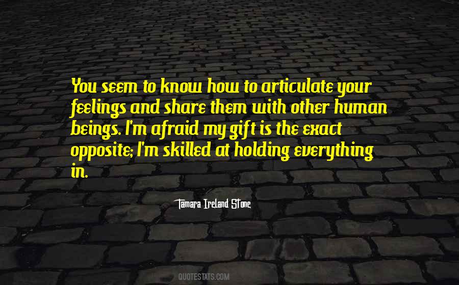 Tamara Ireland Stone Quotes #1322744
