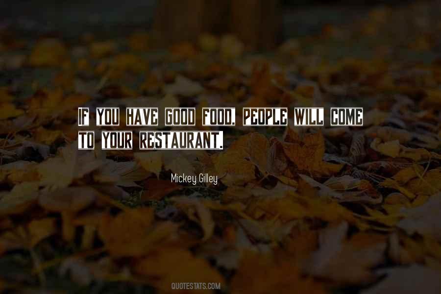 Quotes About Good Food #1861101