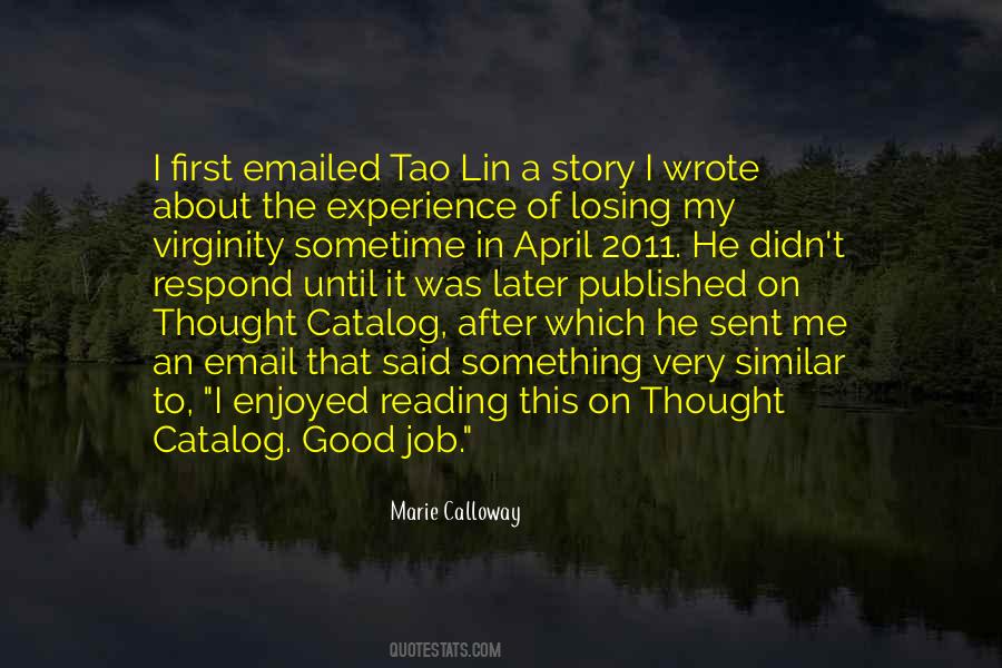 Tao Lin Quotes #1620615