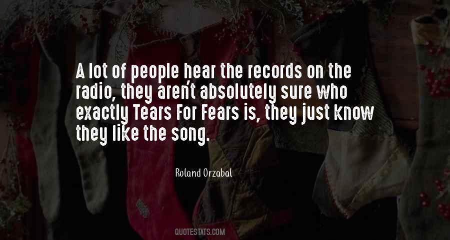 Tears For Fears Quotes #1170414