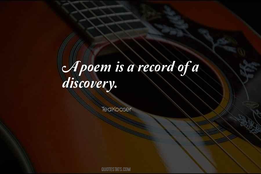 Ted Kooser Quotes #691148