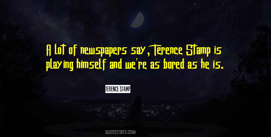 Terence Stamp Quotes #786672