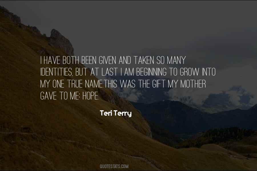 Teri Terry Quotes #1731657