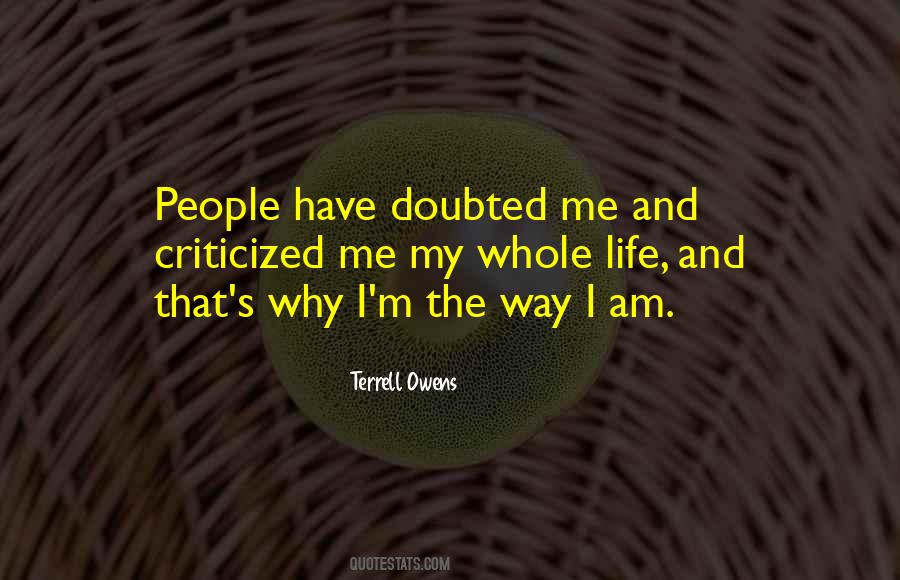 Terrell Owens Quotes #1077217