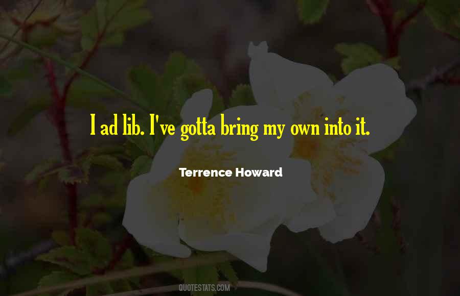 Terrence Howard Quotes #518164