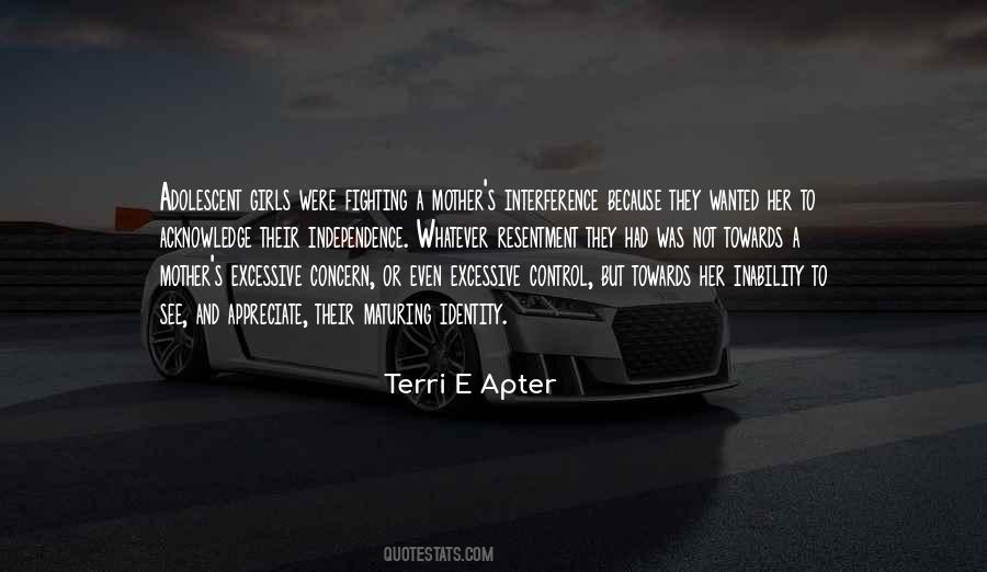 Terri Apter Quotes #359198