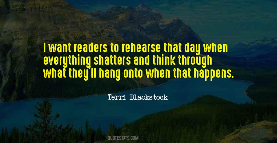 Terri Blackstock Quotes #228446