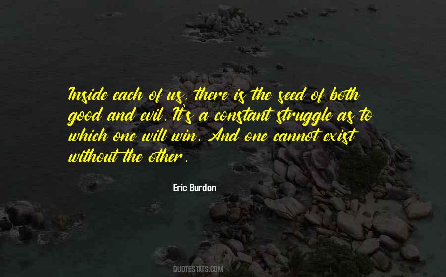 Quotes About Evil Inside Us #1133595