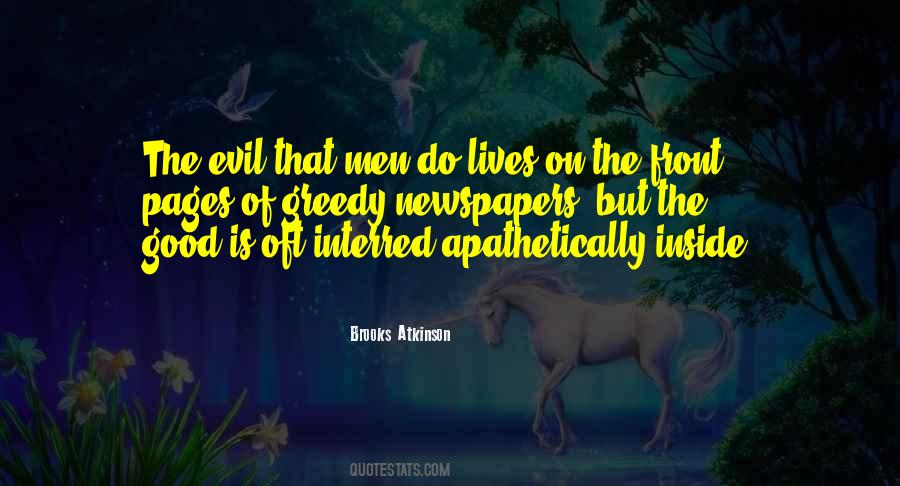 Quotes About Evil Inside Us #826485