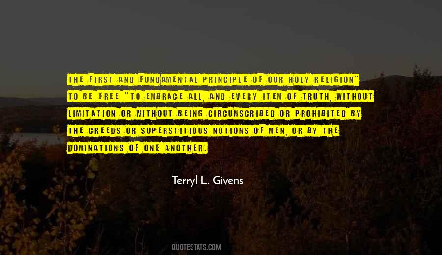 Terryl Givens Quotes #679709