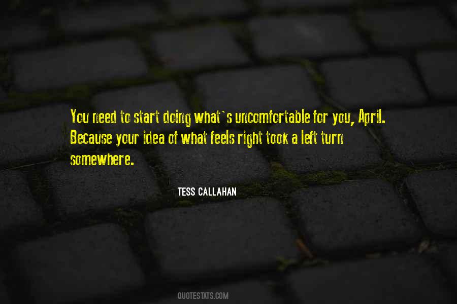 Tess Callahan Quotes #313414