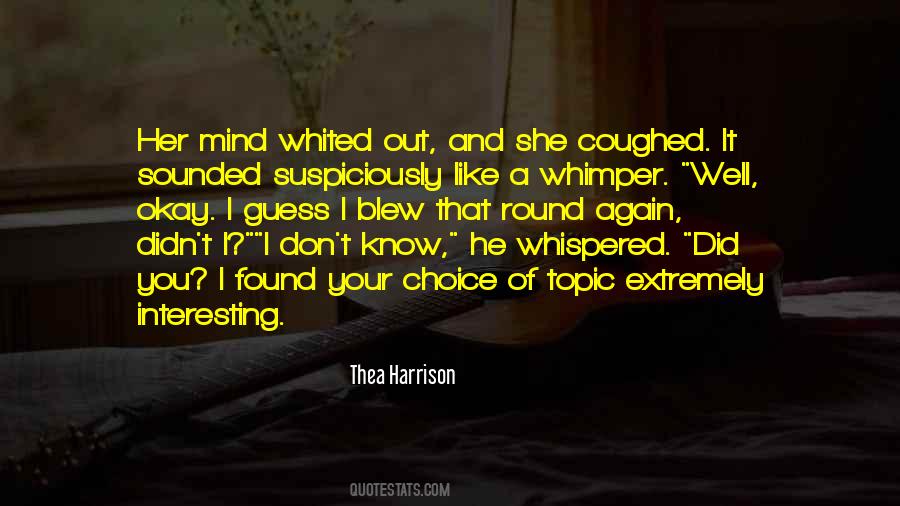 Thea Harrison Quotes #100295