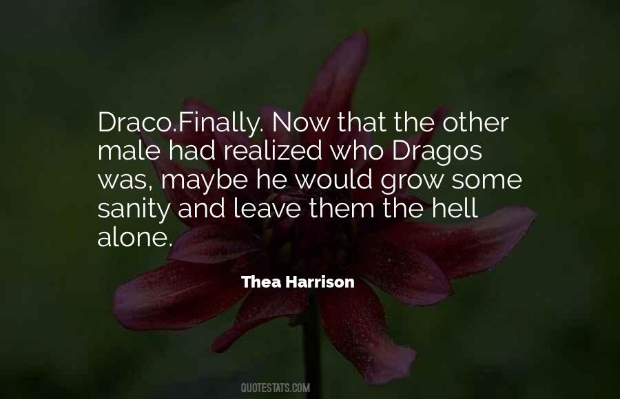 Thea Harrison Quotes #12896