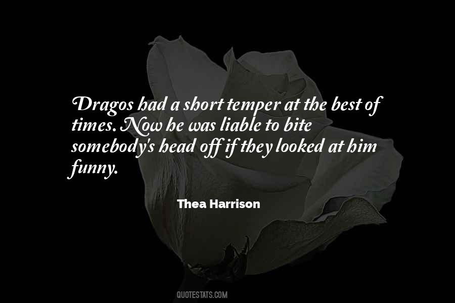 Thea Harrison Quotes #263970