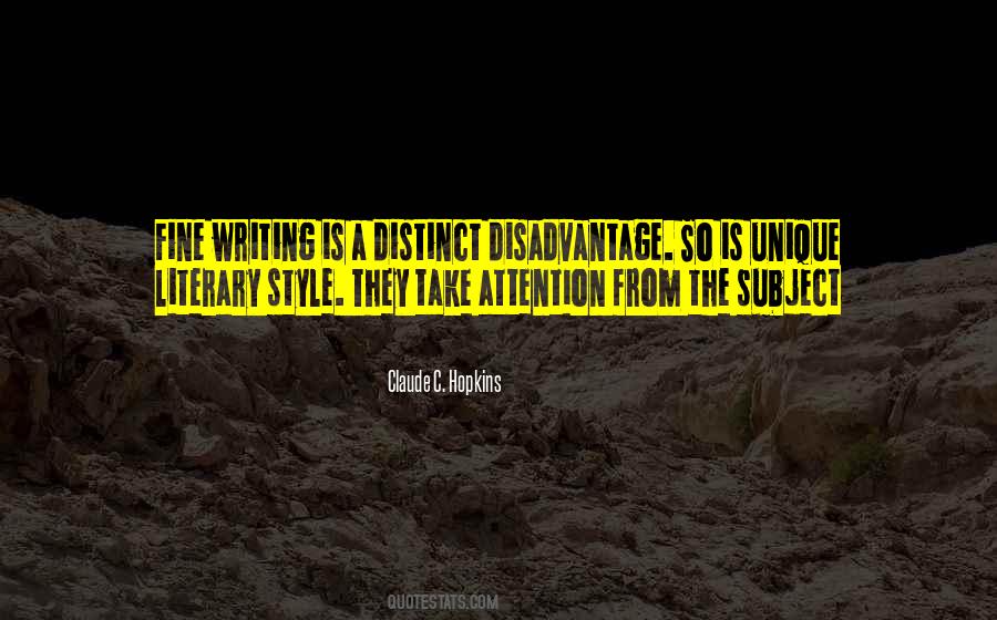 Quotes About Literary Style #1557683