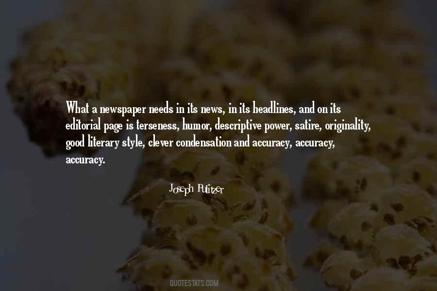 Quotes About Literary Style #506650