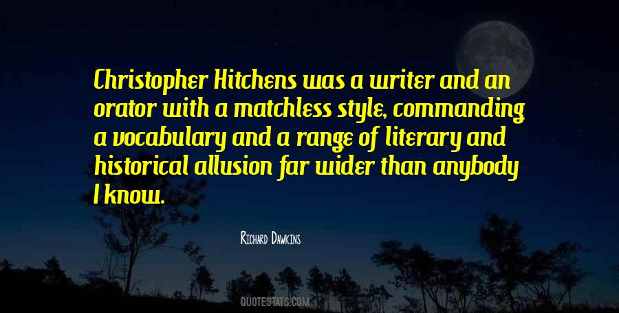 Quotes About Literary Style #576115