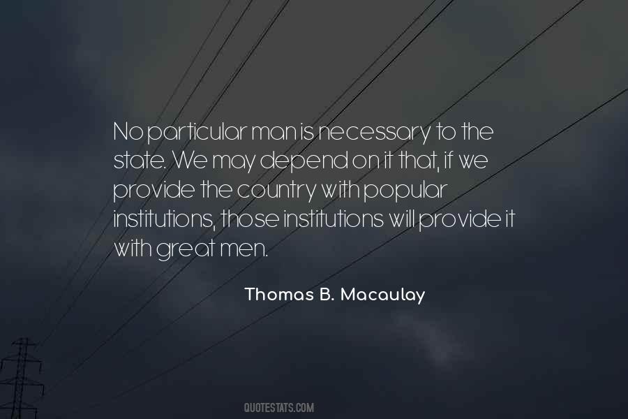 Thomas B. Macaulay Quotes #1007024