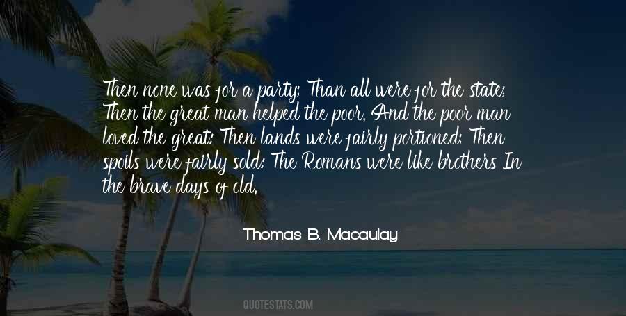 Thomas B. Macaulay Quotes #166918