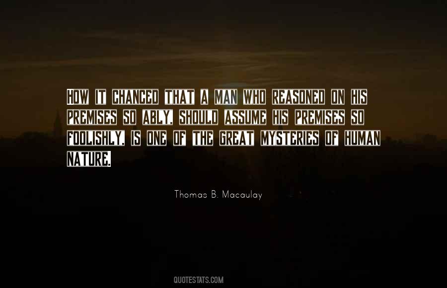 Thomas B. Macaulay Quotes #82592